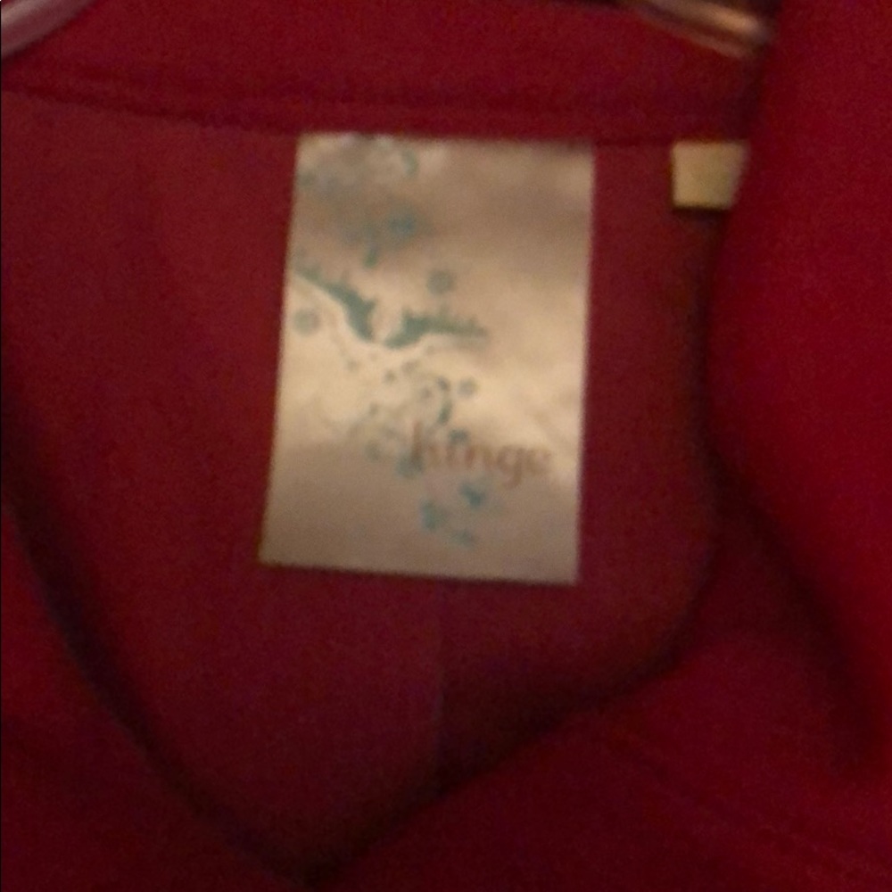Red wool jacket. - Picture 3 of 4